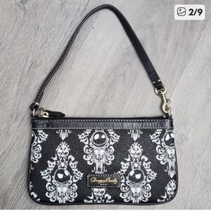 Dooney & Bourke Disney Parks Jack Skellington Large Slim Wristlet Wallet
